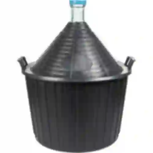 Balon za vino 54 L u plastičnoj košari