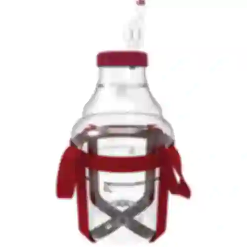 Balon za vino lagan, nelomljiv, s remenima, 10 L