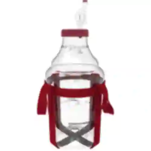 Balon za vino lagan, nelomljiv, s remenima, 15 L