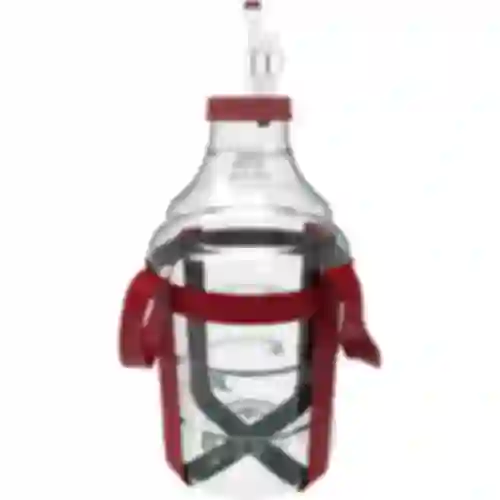 Balon za vino lagan, nelomljiv, s remenima, 20 L
