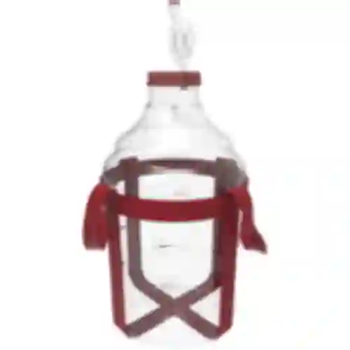 Balon za vino lagan, nelomljiv, s remenima, 25 L