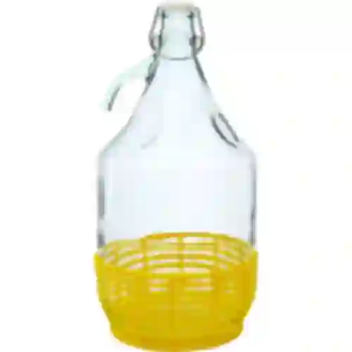 Dama boca 5 L - plastična košara, žičani zatvarač