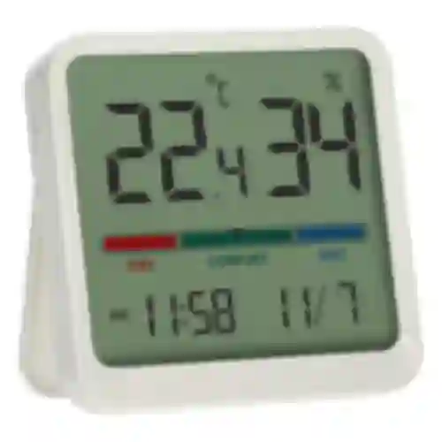 Elektronički sobni termometar, bijeli