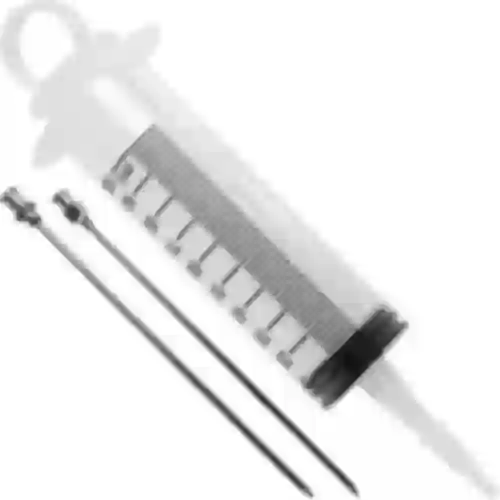 Injektor 100 ml + 2 igle