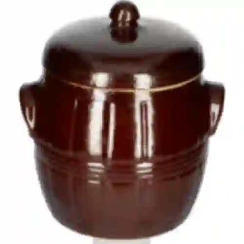 Keramička posuda - bačva 4,5l s poklopcem