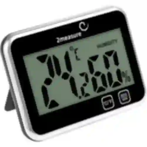 Meteorološka stanica – elektronička, bežična, crna