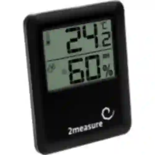 Meteorološka stanica – elektronska, bežična, crna