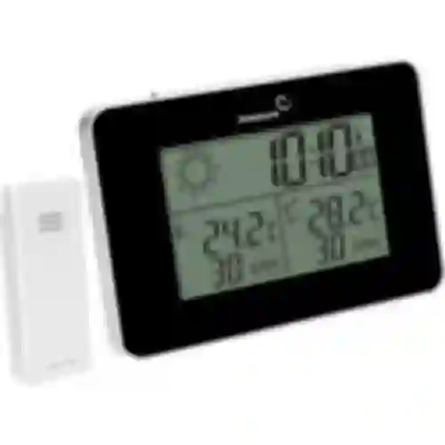 Meteorološka stanica RCC – elektronička, bežična, osvijetljeni senzor, crna