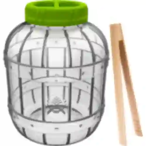 Nerazbijajuća, višenamjenska staklenka za kiseljenje + kliješta, 5L