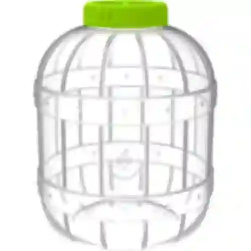 Netlomljiva, višenamjenska staklenka, 10 L