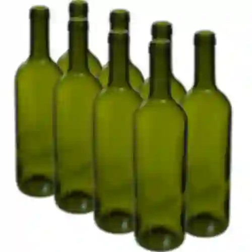 Olivna boca za vino 0,75 L - paket 8 kom.