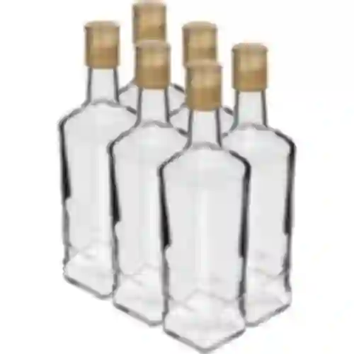 Pryncypalna boca 500 ml s čepom, 6 kom.