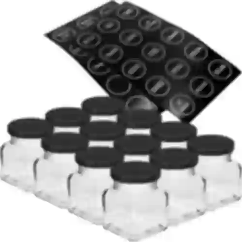 Set 12 x staklenka 120ml + 30 etiketa za označavanje začina