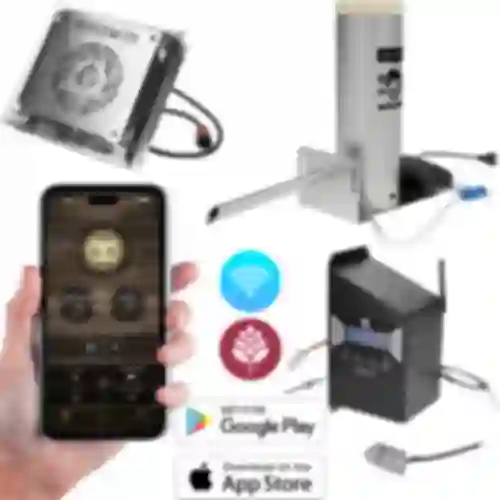 Set dragON za pušnice - IQ moduli s Wi-Fi i generator dima JET 1 LONG
