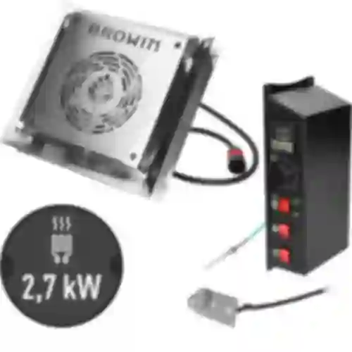 Set modula s digitalnim termostatom - dragON 2,7 kW, za vrtne pušnice