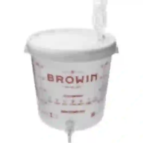 Spremnik za fermentaciju 30 L s poklopcem, slavinom i cjevčicom UA