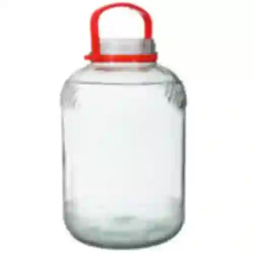 Staklenka 10 L s plastičnim poklopcem