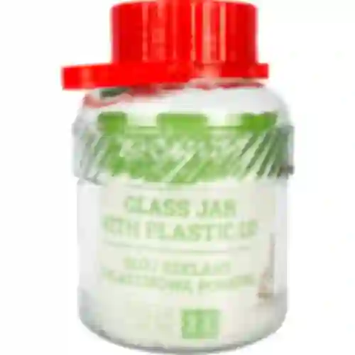 Staklenka 2L s plastičnim poklopcem