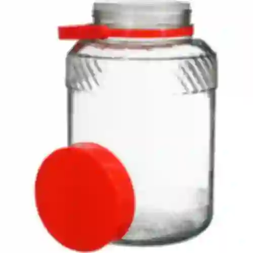 Staklenka 3 L s plastičnim poklopcem