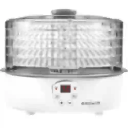 Sušilica za gljive, voće, povrće i bilje s regulacijom temp, 240W, prozirna