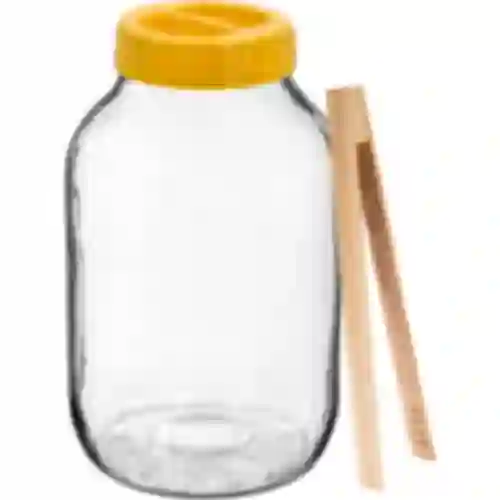 Tegla TO 4 L, hvataljke i plastični poklopac fi 100, s ručkom