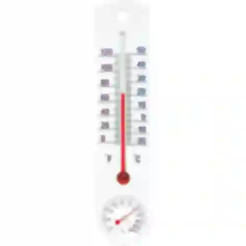 Univerzalni bijeli termometar s higrometrom (-20°C do +50°C) 25cm