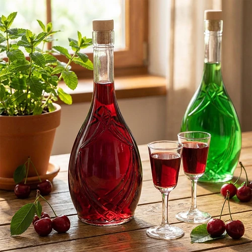 Ukrasna boca ICONA 500 ml, s čepom u obliku gljive, 1 kom. - 6