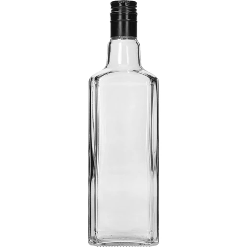 Ukrasna boca TYNKTURA 0,5 L, s dugim crnim navojnim čepom fi 28 mm, 1 kom.
