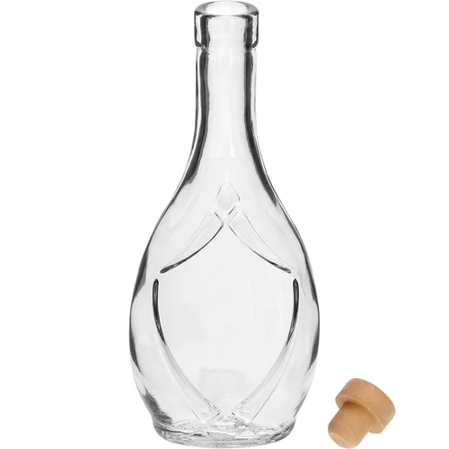 Ukrasna bočica ICONA 250 ml, s čepom-gljivom, 1 kom. - 2