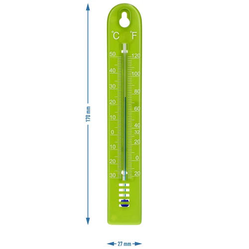 Univerzalni termometar (-30 do +50°C), 17 cm, zeleni - 4