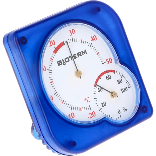 Unutarnji bimetalni termometar s higrometrom (-20 do +50°C), plavi - 2