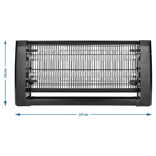 UVA lampa za uništavanje insekata 20 W, crna - 4