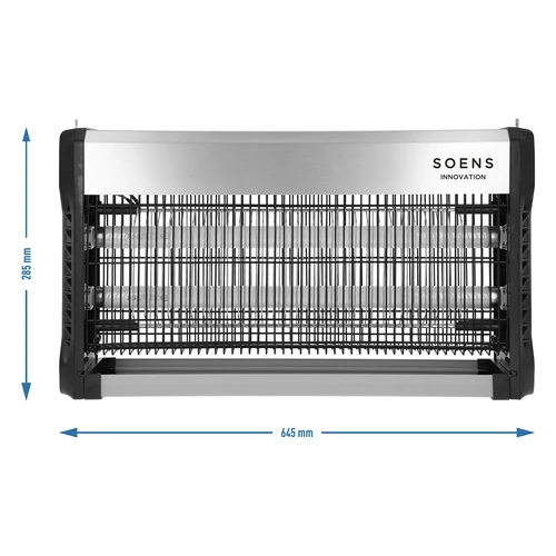 UVA lampa za uništavanje insekata 40 W, srebrna - 4