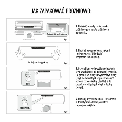 Vakuumski zavarivač - višenamjenski, crni - 9