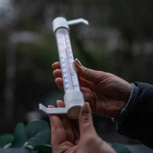 Vanjski bijeli termometar (-50°C do +50°C) 18cm - 5