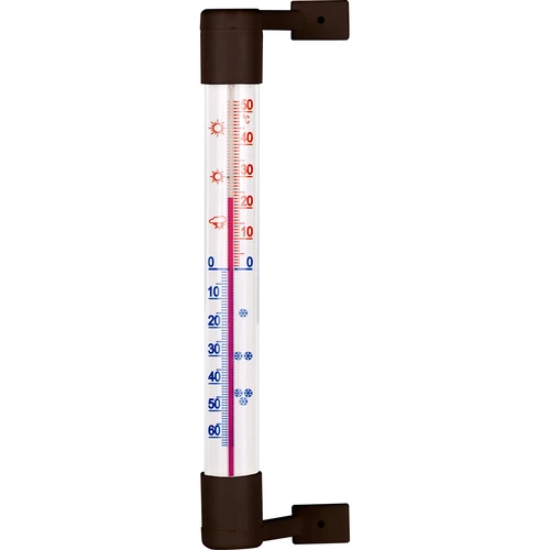 Vanjski termometar smeđi (-50°C do +50°C) 18cm  - 1 