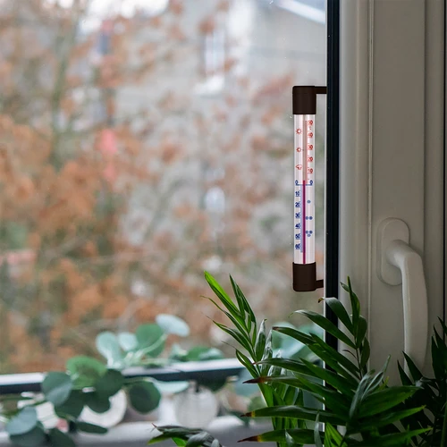 Vanjski termometar smeđi (-50°C do +50°C) 18cm - 7