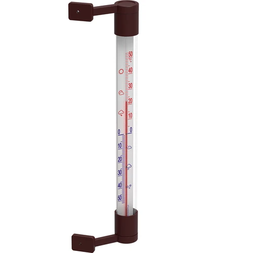 Vanjski termometar smeđi (-50°C do +50°C) 22cm - 2