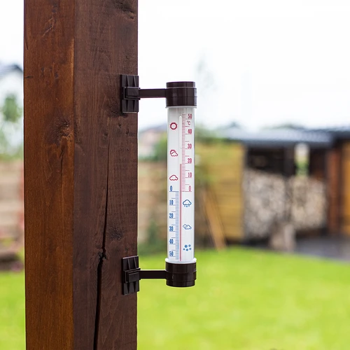 Vanjski termometar smeđi (-50°C do +50°C) 27cm - 2