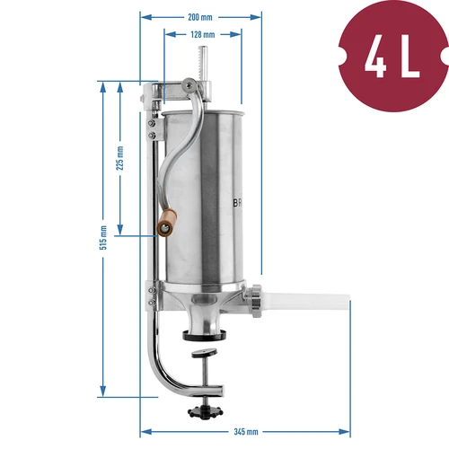 Vertikalna punilica 4 kg - 10