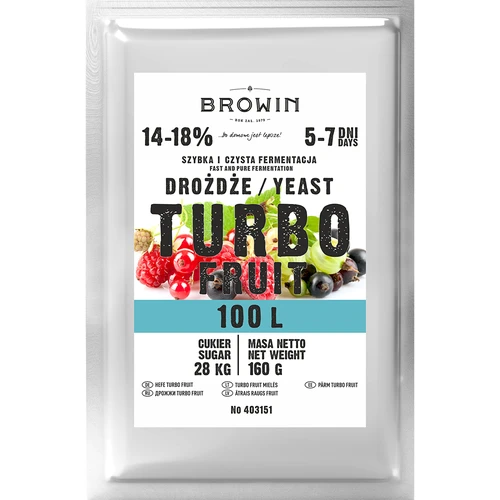 Vinski kvasac Turbo Fruit 5-7 dana 100 L - 2