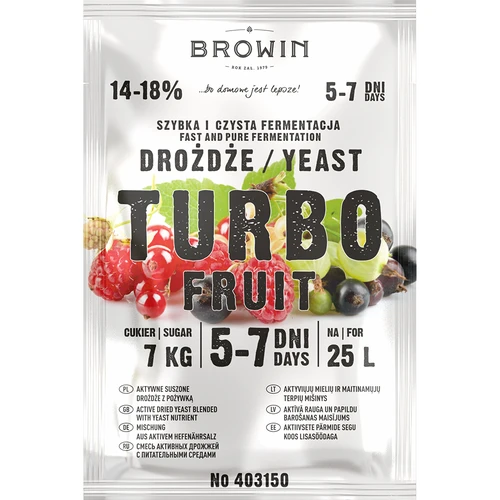 Vinski kvasac Turbo Fruit 5-7 dana - 2