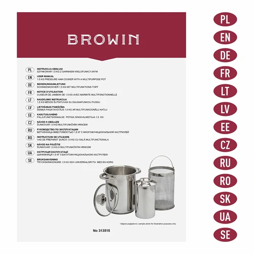 Višenamjenski lonac s košarom i šunkovarom - 12