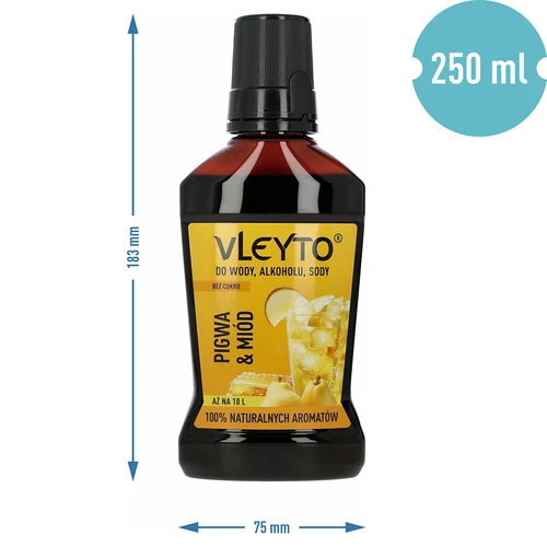 VLEYTO Dunja & Med – okusna esencija s prirodnim aromama, 250 ml - 5