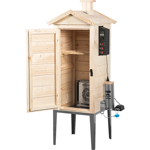 Vrtna drvena dimnica 200 L – dragON Wood 100E s električnim grijaćim modulom i upravljačkom jedinicom - 2