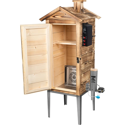 Vrtna pušnica 200 L dragON Wood 100E – na drva, s električnim grijaćim modulom i upravljačem - 3