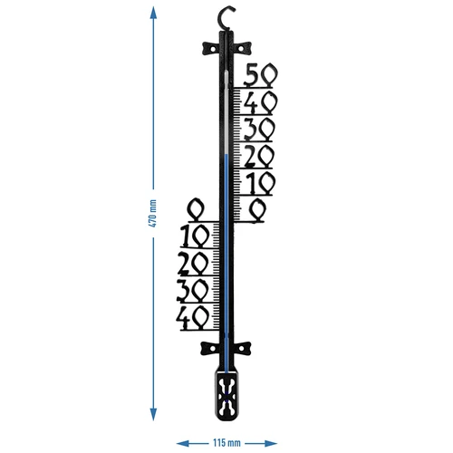 Vrtni termometar (-40 do +50°C), 47cm - 3