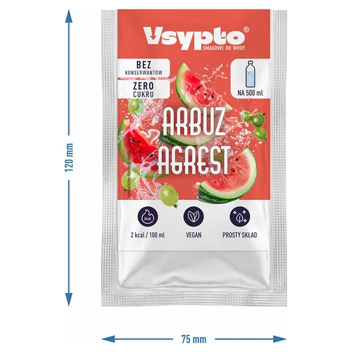 VSYPTO, okus lubenica i ogrozd, 3 g - 4