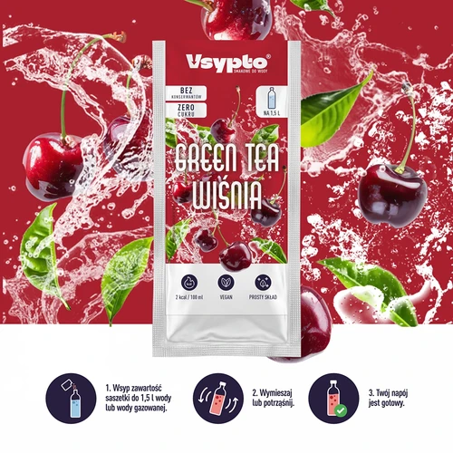 VSYPTO okusa Zeleni čaj Višnja, 9 g - 5