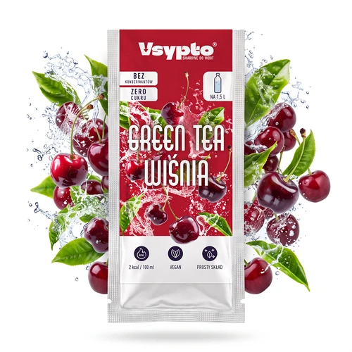 VSYPTO okusa Zeleni čaj Višnja, 9 g